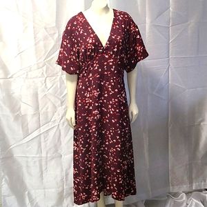 H&M floral midi dress